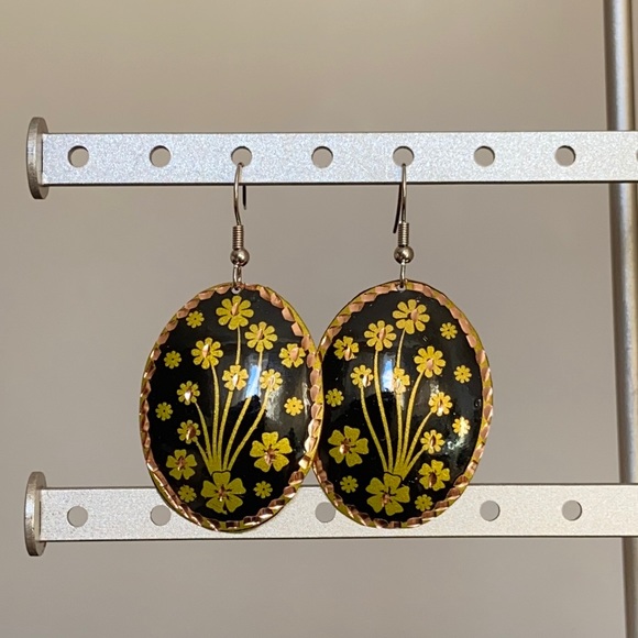 Handmade Turkish Copper Earrings - Picture 1 of 4